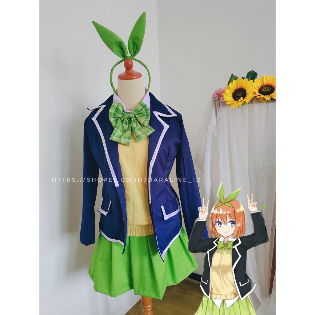 Kostum Cosplay Yotsuba Nakano