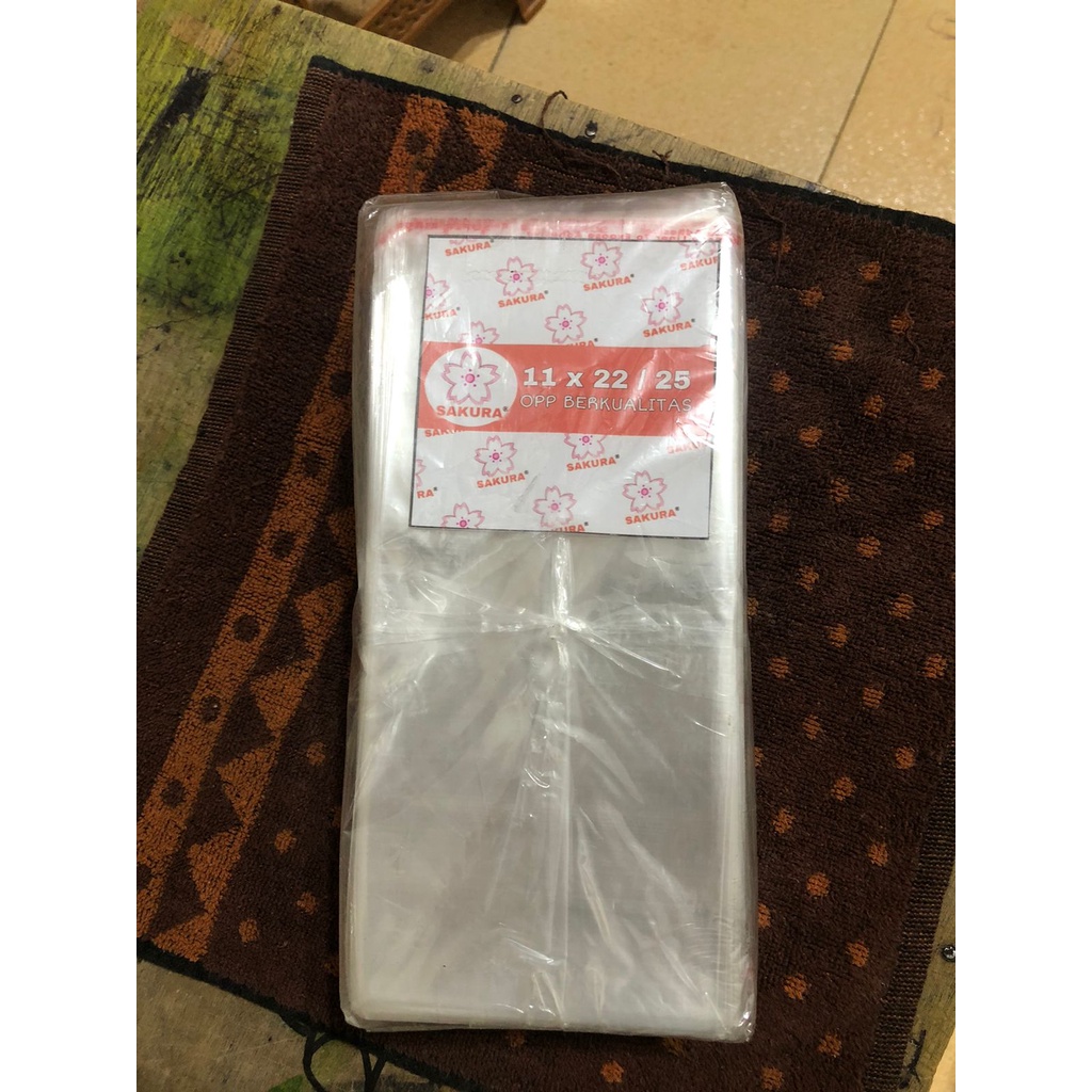 Plastik OPP/Plastik Roti/Plastik Undangan/Plastik Lem 11x22
