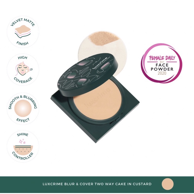 LUXCRIME Blur &amp; Cover Two Way Cake