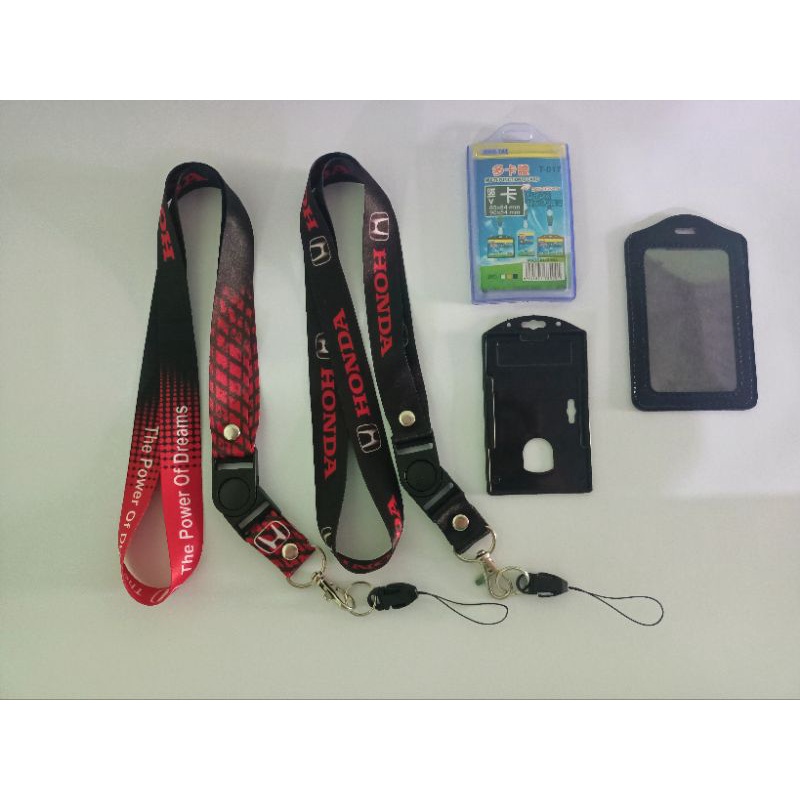 Tali id card HONDA Mobil [READY STOK] Lanyard printing satuan