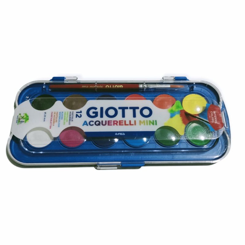 

Cat air Giotto watercolor acquerelli mini 12