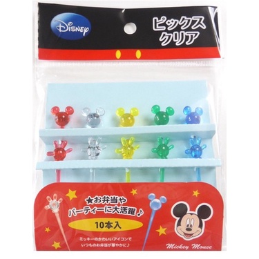 Mickey Kawaii Clear Food Picks