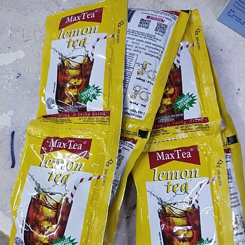 max tea lemon 25 gr x 10 pcs