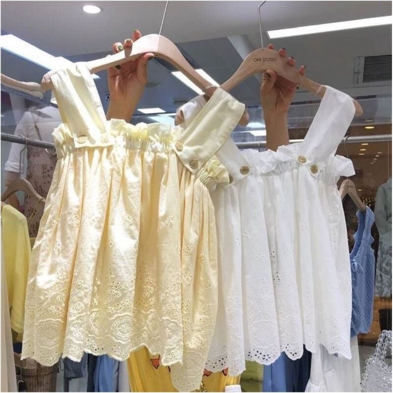 Tank Top yukensi baju putih baju bangkok wanita atasan kancing atasan whitte button blouse top