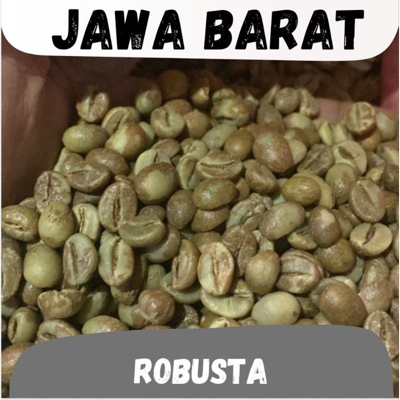 

greenbean ( kopi biji mentah ) Robusta Jawa barat - washed proses
