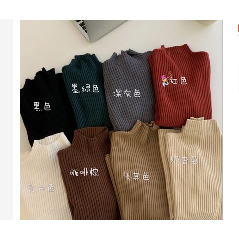 FX SHOP INNER RAJUT JUMBO AISHA HIJAB / BAJU DALAMAN TURTLENECK KNIT MANSET