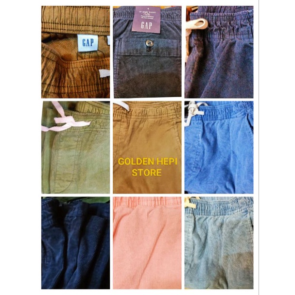 Celana Pendek / Short Pants Gap CORDUROY Stripe Original Branded