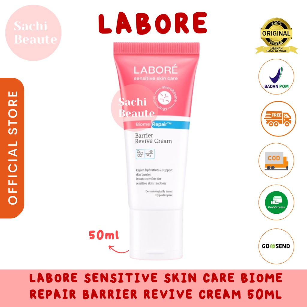 LABORE BiomeRepair Barrier Revive Cream 50ml - Krim Pelembab Kulit Sensitif