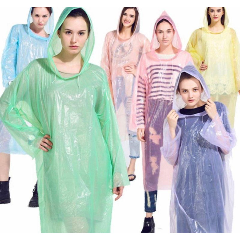 Mantel Jas Hujan Plastik Kresek Raincoat Import