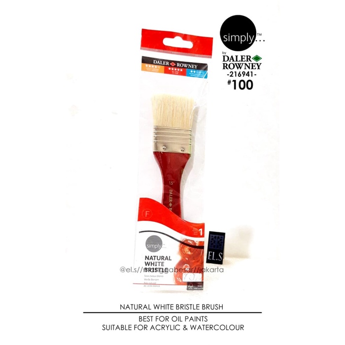 

Hari Ini Daler Rowney Simply Brush Set 100 Bristle Trendi