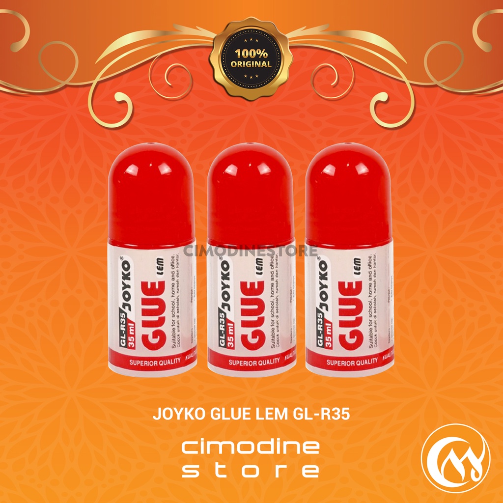 

Lem Kertas Cair Joyko Glue GL-R35 35 ml | Glue Stick / Lem Batang Joyko GS-09 / 8gr ( PER PCS )