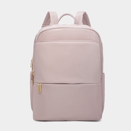 SmallLee Fashion Kantor Wanita Tas Sekolah Nilon Tahan Air 14 Inch Laptop Ransel Untuk Wanita