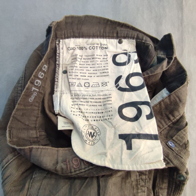 corduroy pants by gap second