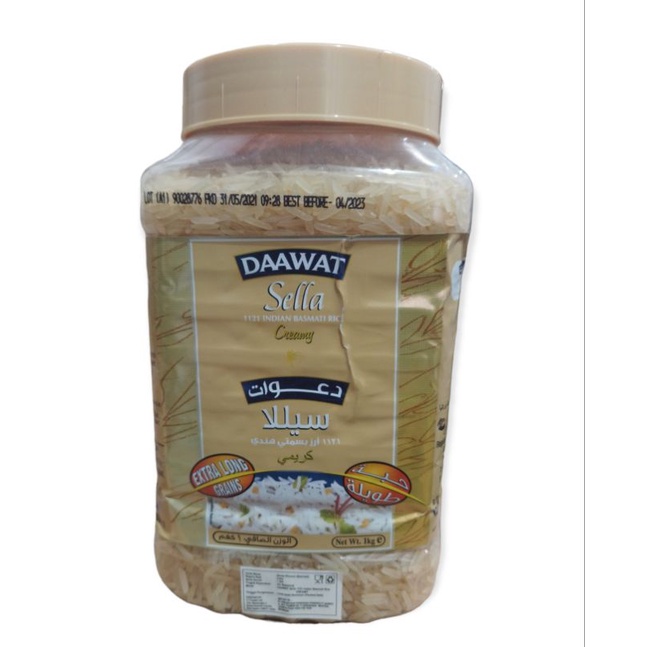 

Beras Basmati 1kg Daawat Golden Sella rice india