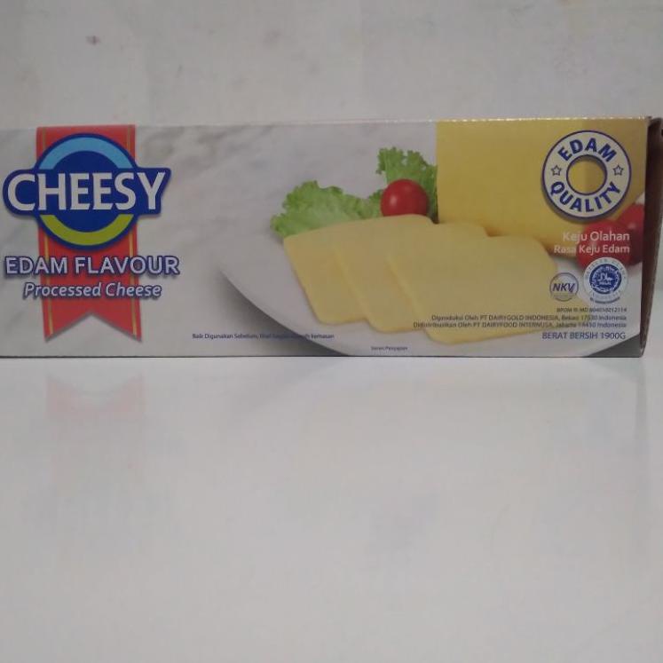 

Bisa COD Cheesy Keju Edam 200gr (Repack)/Cheese !