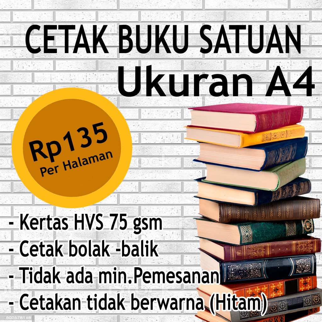 

JASA PRINT & CETAK BUKU SKRIPSI NOVEL LAPORAN TESIS UKURAN A4 A5 B5 FOLIO DAN A3