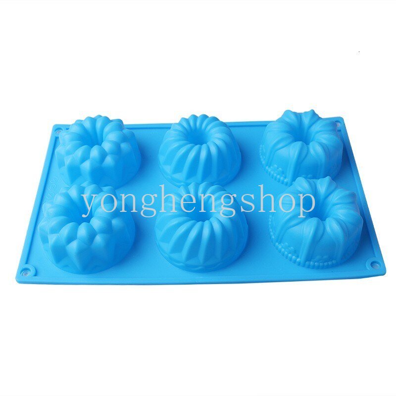 Cetakan Kue Cupcake Coklat Muffin Permen Bentuk Bunga Bahan Silikon Untuk Alat Dapur