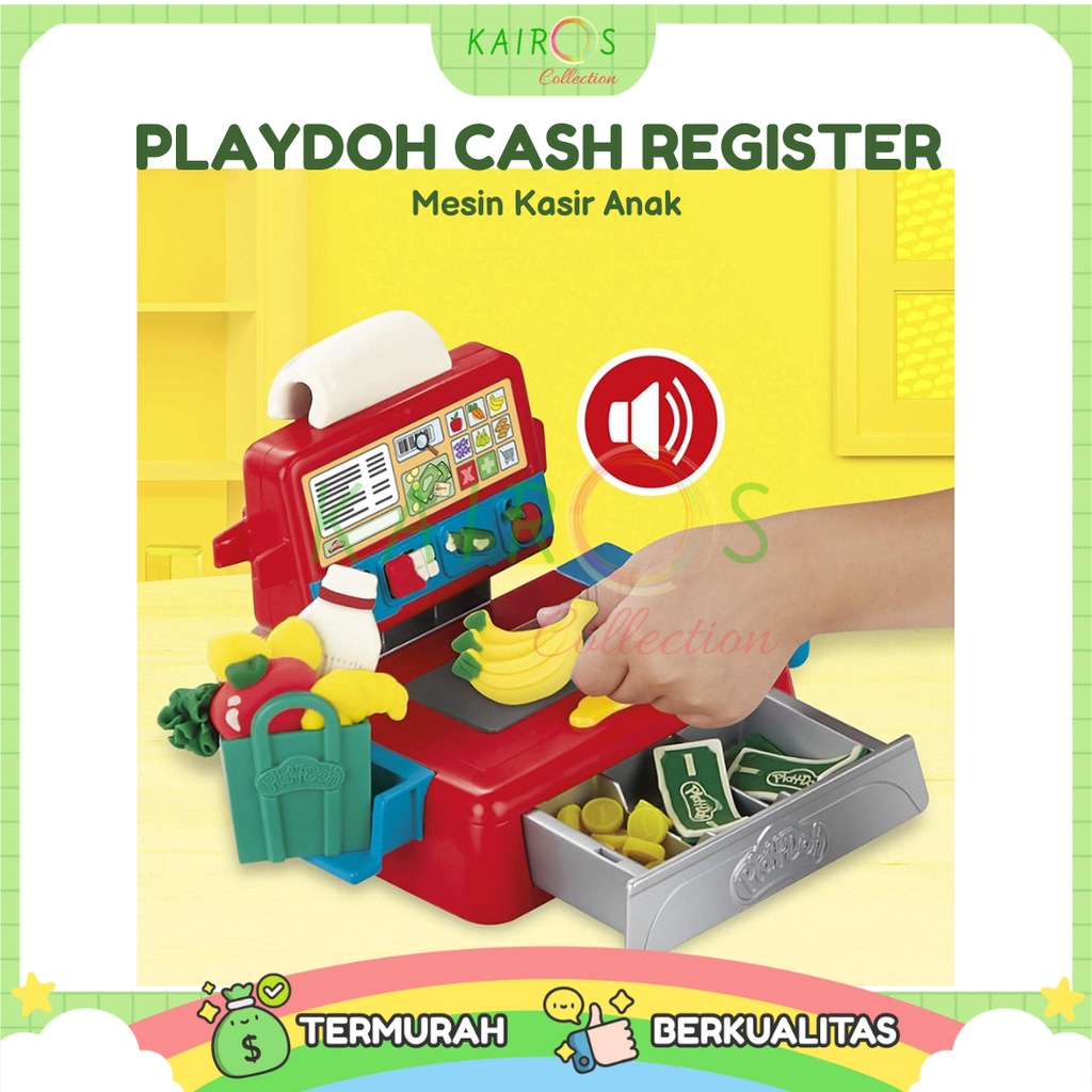 PlayDoh Cash Register Toy Mesin Kasir Anak