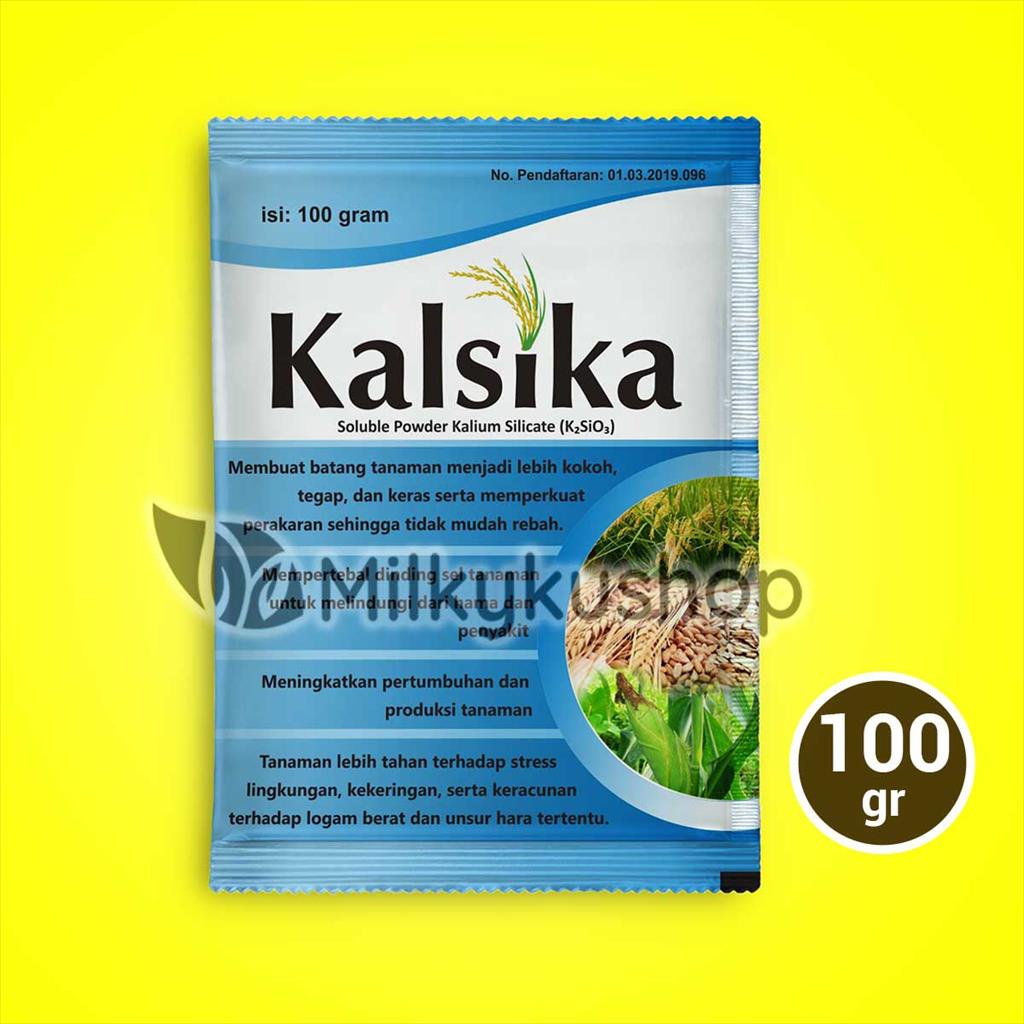 PUPUK ORGANIK KALSIKA 100 GRAM PER SACHET KEMASAN PABRIK