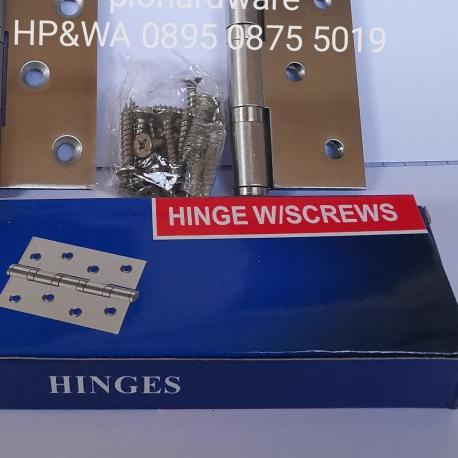 Engsel SLG 5 inchi Engsel Pintu 1 pasang - Putih