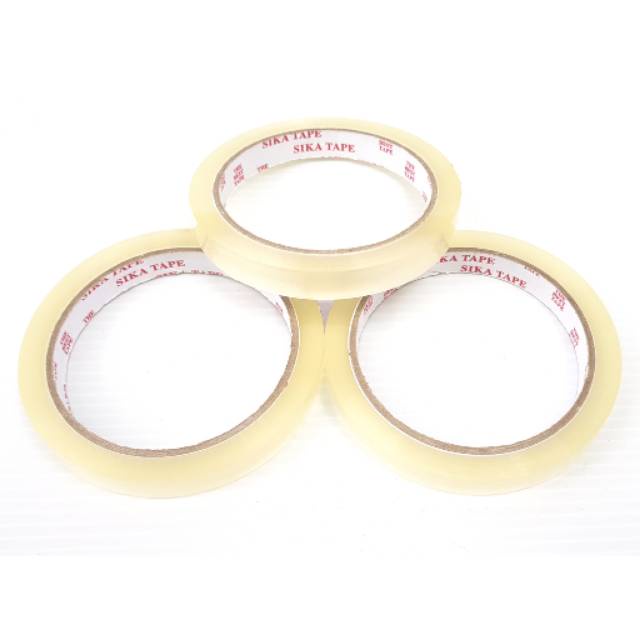 

Isolasi Bening SIKA 12 mm 1/2" Isi 12 Rol