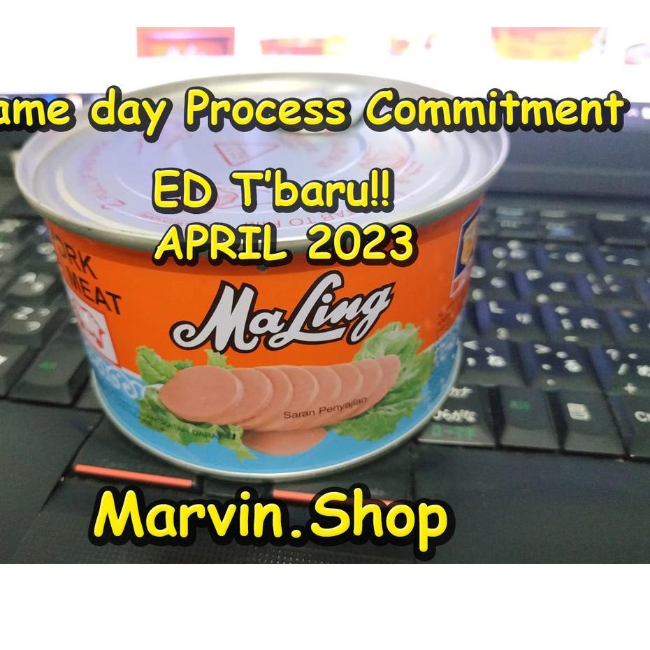 

Fresh Product--PROMO!! ED BARU 2025 Maling TTS BESAR 397 gr / TTS Ma Ling Luncheon Meat
