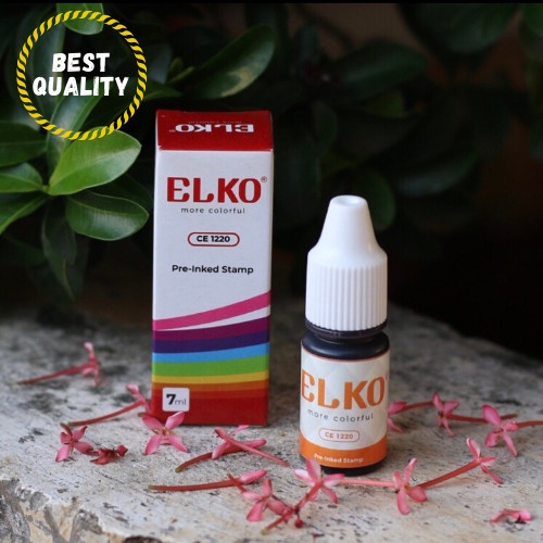 

Eklusif Tinta Stempel Flash Waterproof Elko Orange 7 Ml Untuk Kertas Terbatas