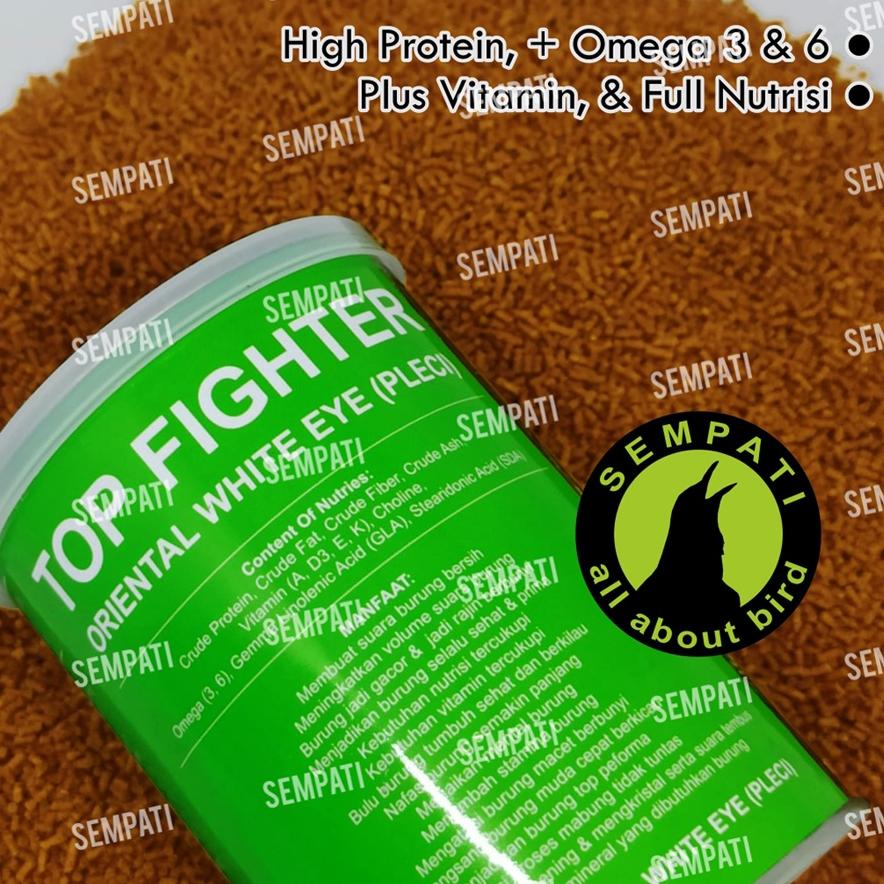 Top Fighter Pleci Oriental White Eye Sempati Voer Pur Pleci Ngebren Pakan Burung Pleci Ciblek Gacor 