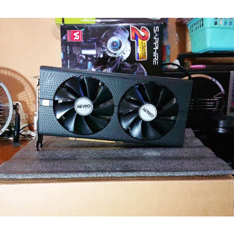 RX 480 8GB GDDR5 256BIT SAPPHIRE NITRO+ bkn RX 580 470 570 1050 1060 1070 2060 5500xt