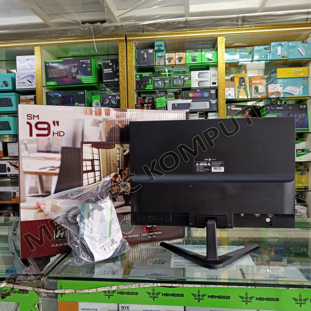 Monitor Layar LED 19 Inch WideScreen SPC Baru