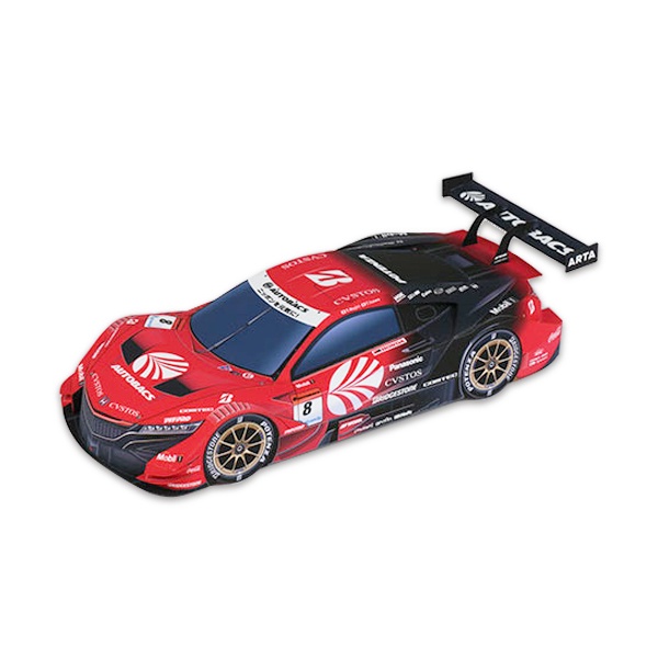 DIY Papercraft Lembar Kertas Pola 2020 Mobil Balap Arta NSX GT 2019