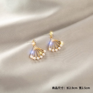 Anting Stud 925 Silver Aksen Berlian Gaya Korea Vintage Untuk Wanita