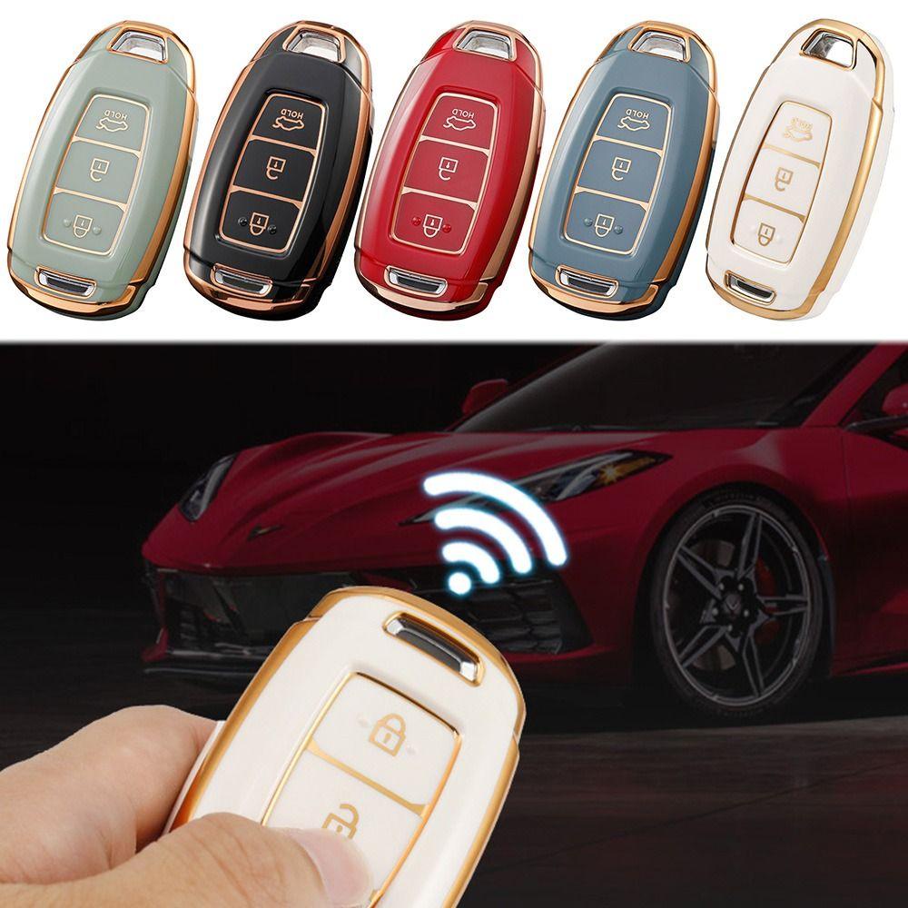 POPULAR Remote Key Case New Aksesoris Mobil Skin Key Fob Cover Untuk Hyundai i30 ix25