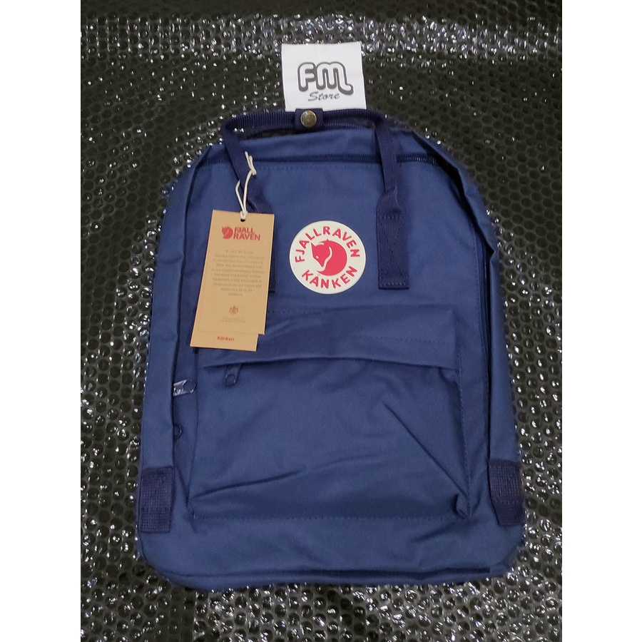 SALE Tas Ransel Kan Ken MEDIUM Polos Simple / Backpack Sekolah Wanita (READY GOSEND)-navy