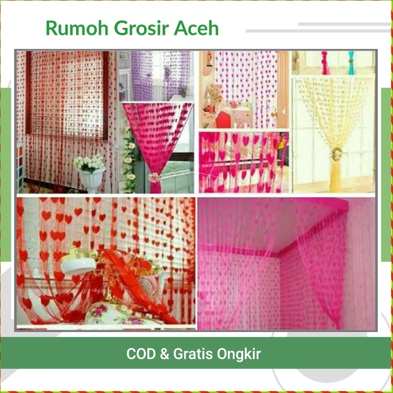 [ACEH] TIRAI BENANG MOTIF LOVE