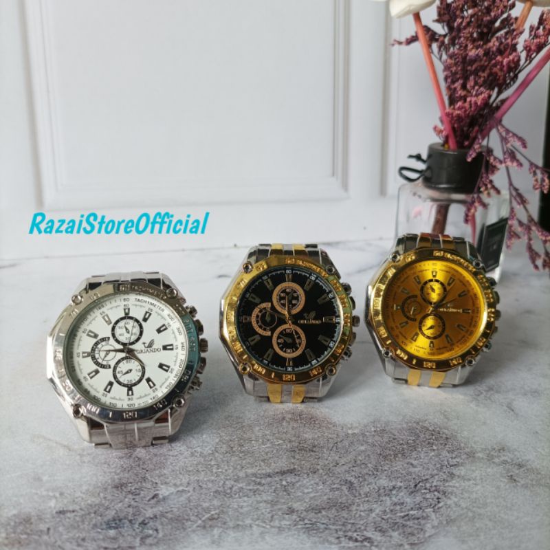 Jam Tangan Pria Orlando Stainless Stell Jam Tangan Pria Keren Jam Tangan Elegan