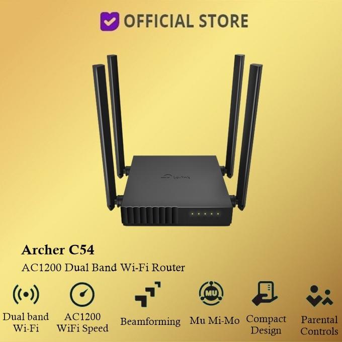 Tp-Link Archer C54 AC1200 Dual-Band Wi-Fi Router TpLink Archer C 54