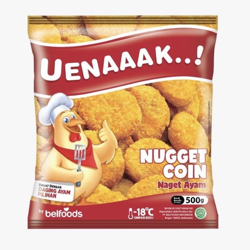 

NUGGET COIN 500gr BELFOODS UENAAAK