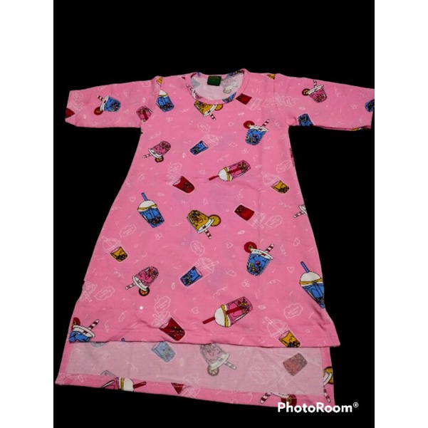 daster/dress anak perempuan boba kecil (2-10) tahun