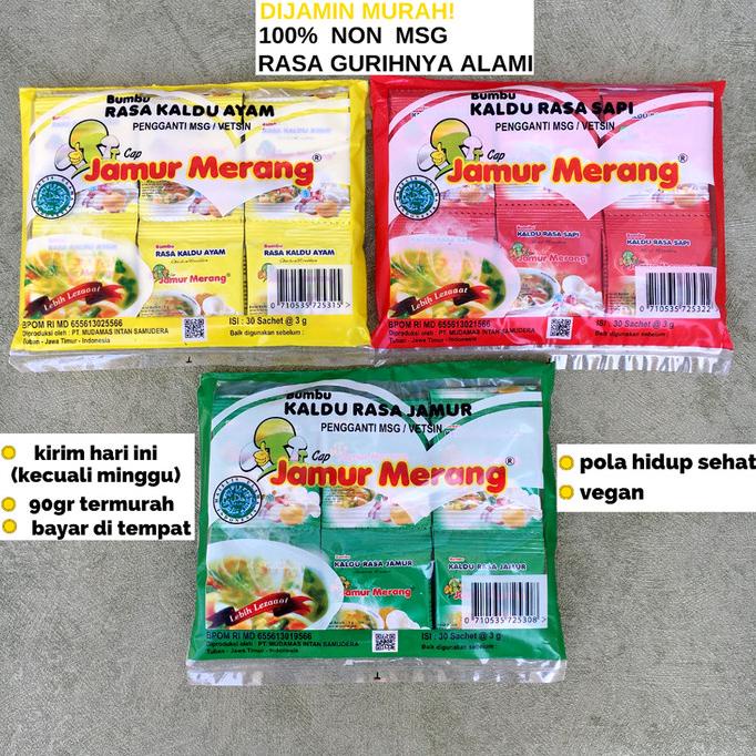

kaldu jamur merang penyedap rasa non msg ayam sapi jamur 90gr C1