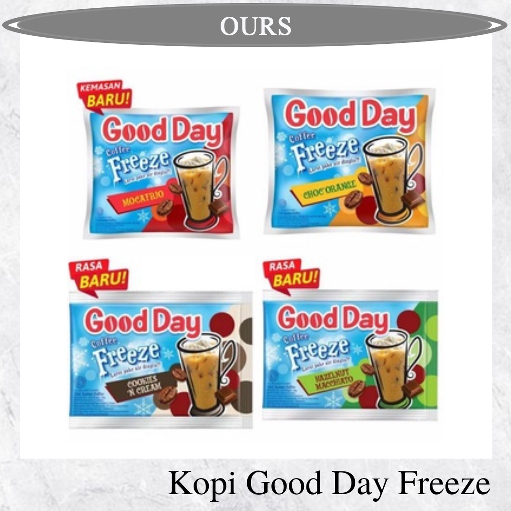 

Kopi Good Day Freeze 30gr OURSHOPNOW