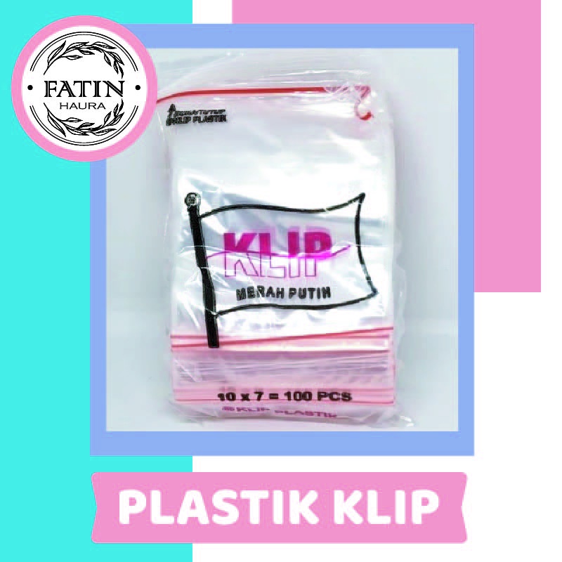 PLASTIK KLIP / PLASTIK CETIK / KLIP CETIK @ 100 PCS