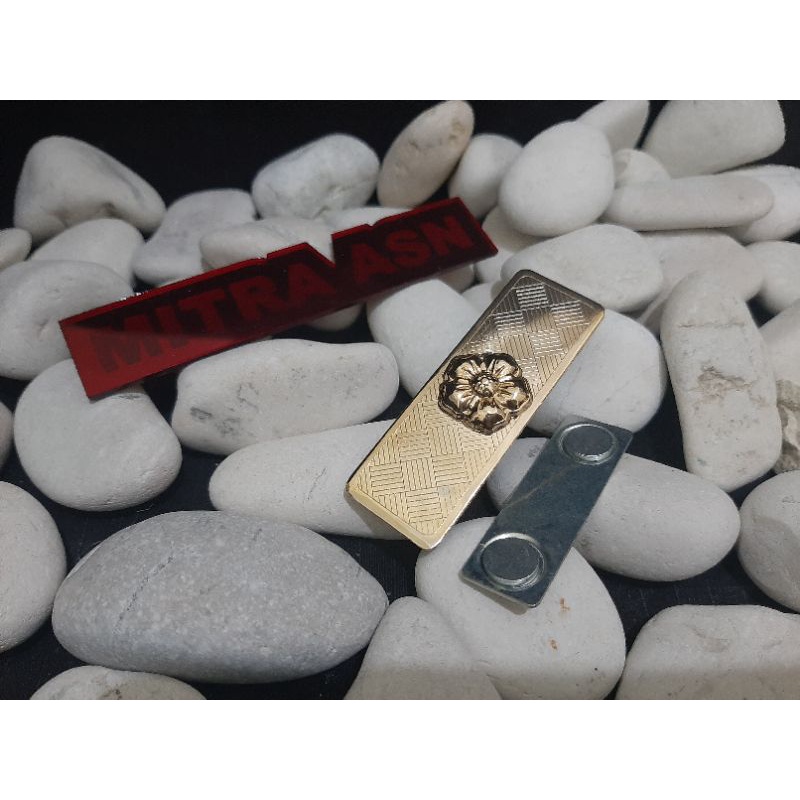 Tanjab Kerah Pangkat Kerah Plat ASN 3D