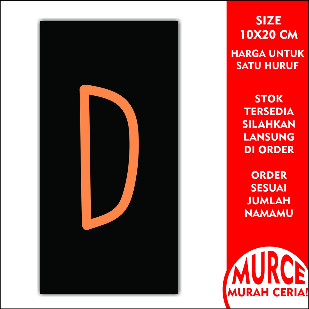 Hiasan Dinding Kamar Dekorasi Pajangan Rumah Hiasan dinding Alphabet Huruf dan Nomor C88