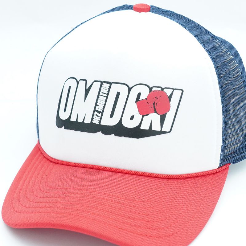 Omidoki Trucker Hat Navy Merah Feby