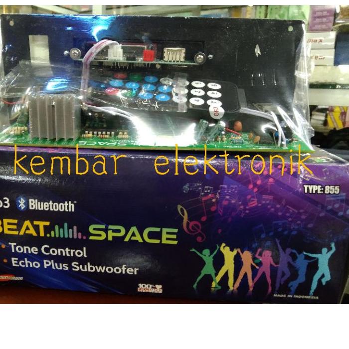Original kit tone control stereo karaoke mic echo subwoofer mp3 bluetooth ( 855 ) murah