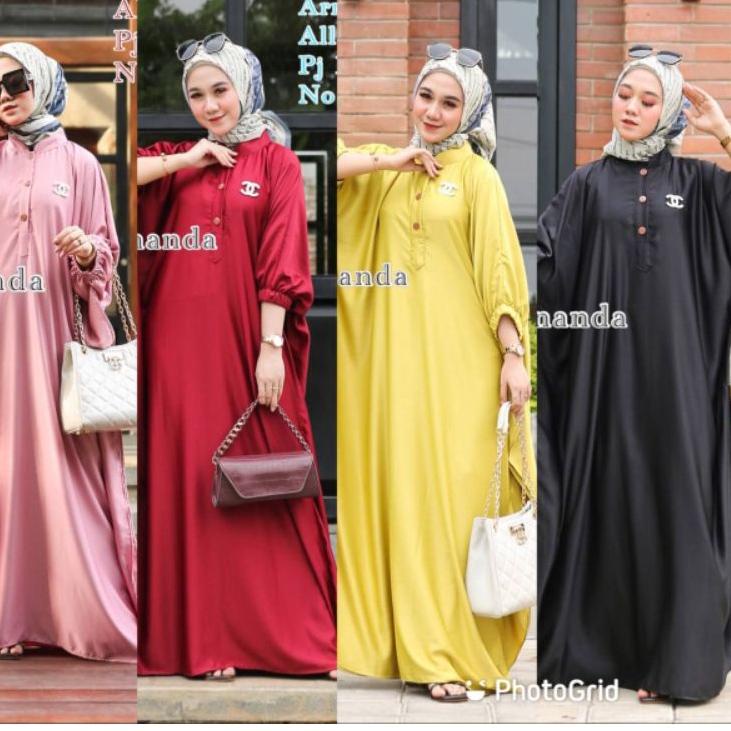 PBU.18Oc22ᶻ ▫ Gamis Kaftan Jumbo Polos//Kaftan Armani Silk Premium