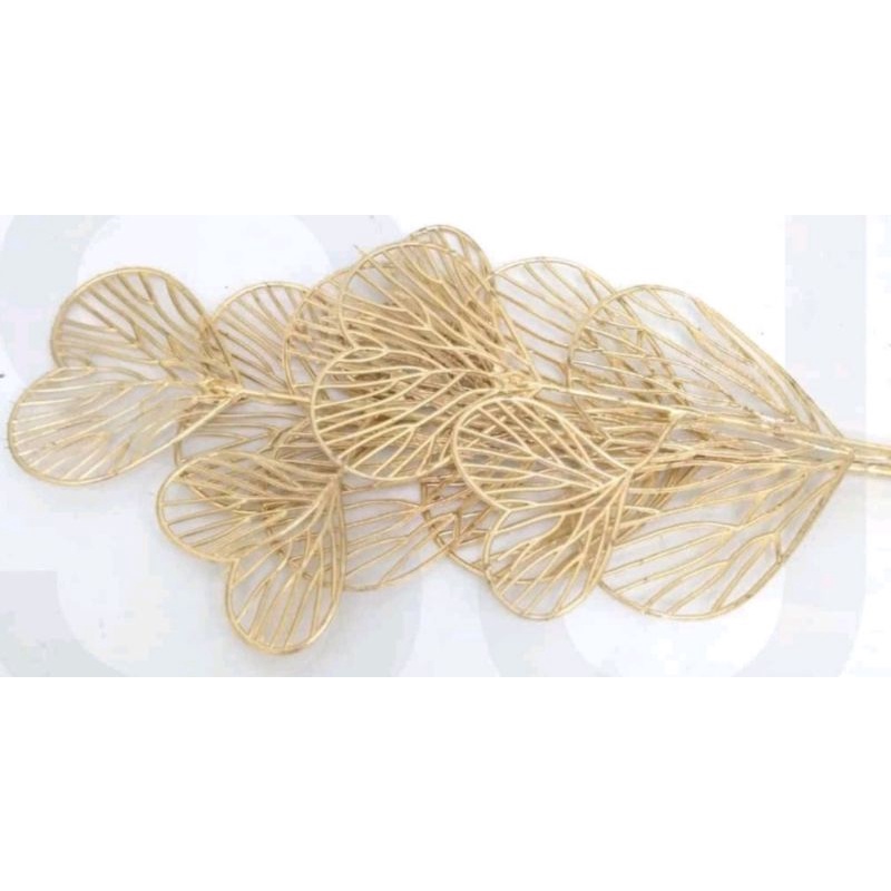 Artificial Gold Flower / Bunga Plastik Imlek Sincia / Bunga Palsu Imlek / Bunga sakura Emas