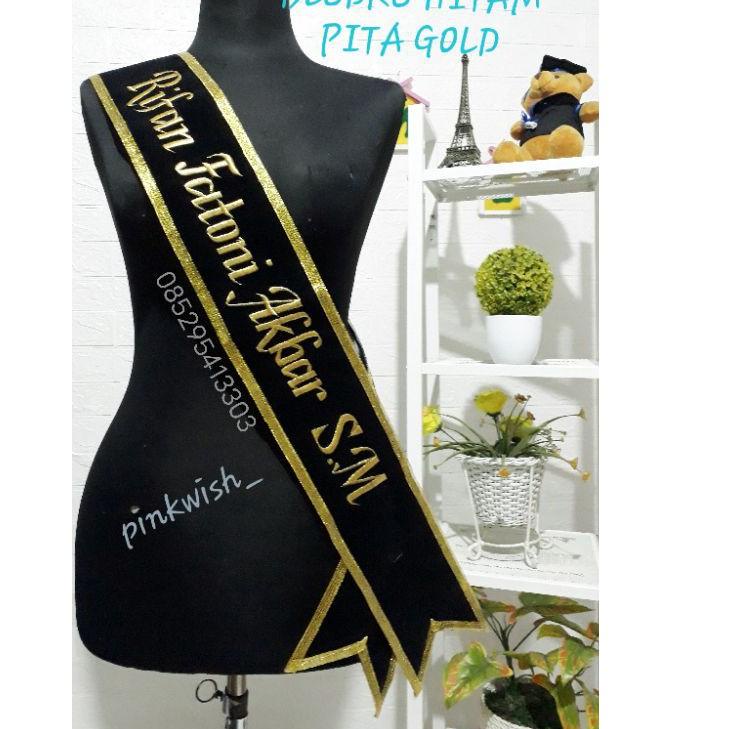 Rekomendasi SELEMPANG / SELENDANG SLEMPANG  WISUDA  BLUDRU PITA BORDIR EXPRESS