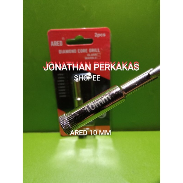 mata bor kaca 10mm ared